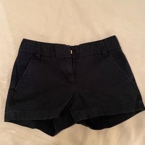 Navy chino shorts